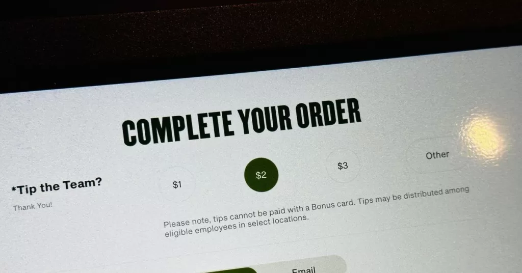 Pushy checkout screens are helping ‘tipflation’